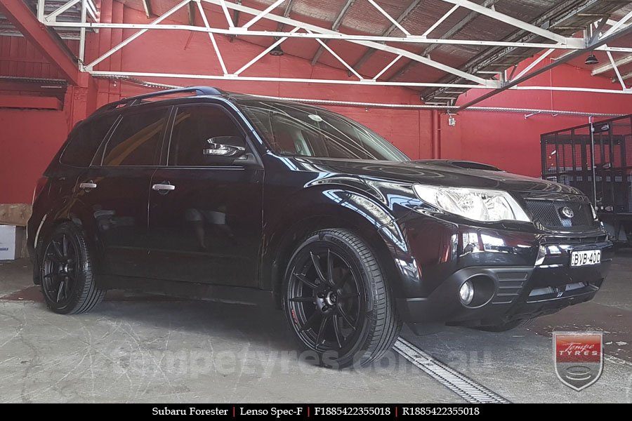 18x8.5 Lenso Spec F MB on SUBARU FORESTER