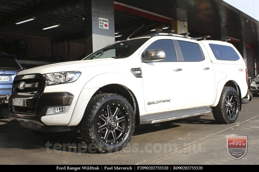 20x9.0 Fuel Maverick on FORD RANGER WILDTRAK