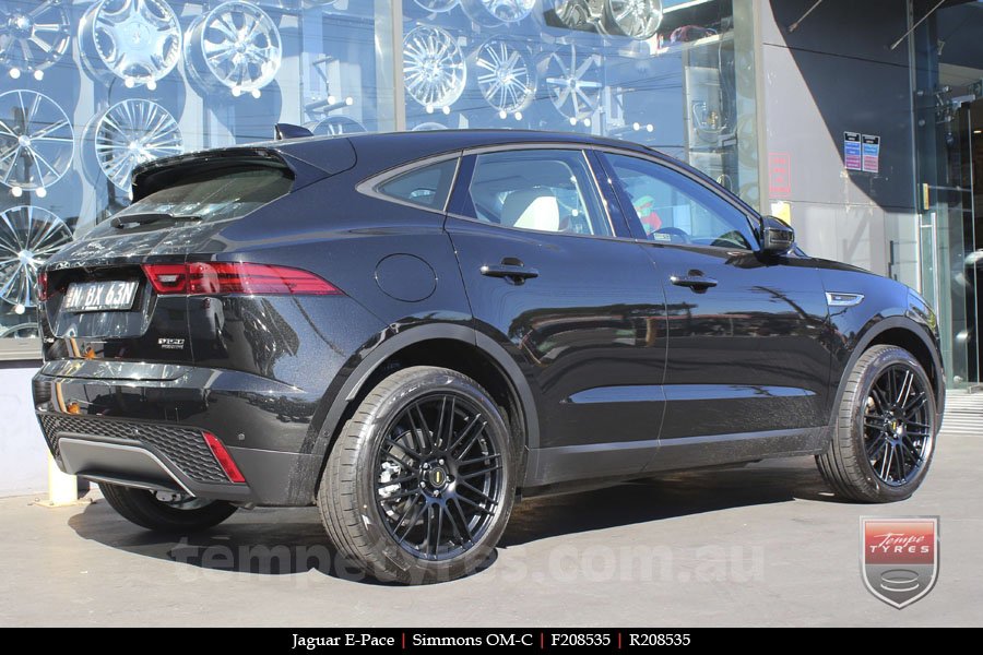 20x8.5 20x10 Simmons OM-C FB on JAGUAR E-PACE