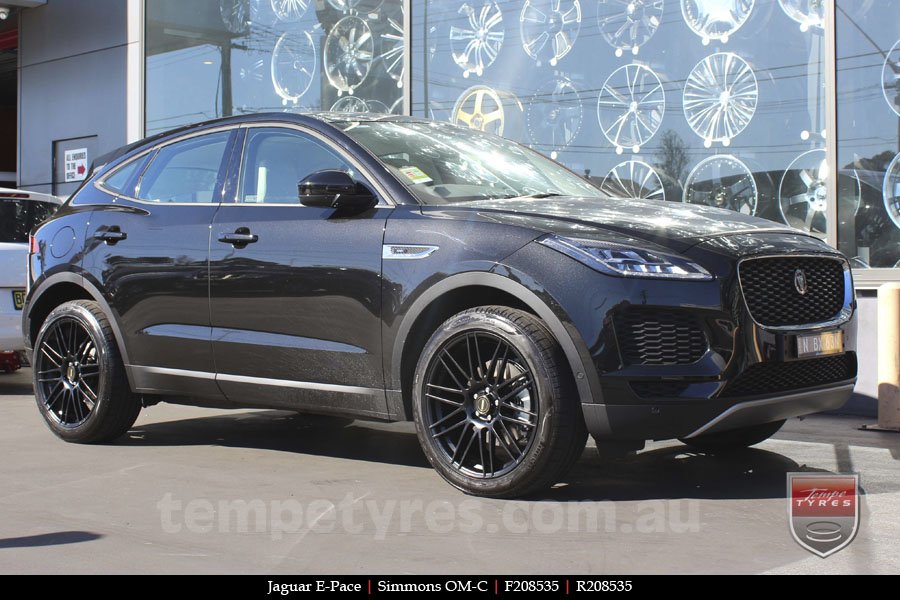 20x8.5 20x10 Simmons OM-C FB on JAGUAR E-PACE