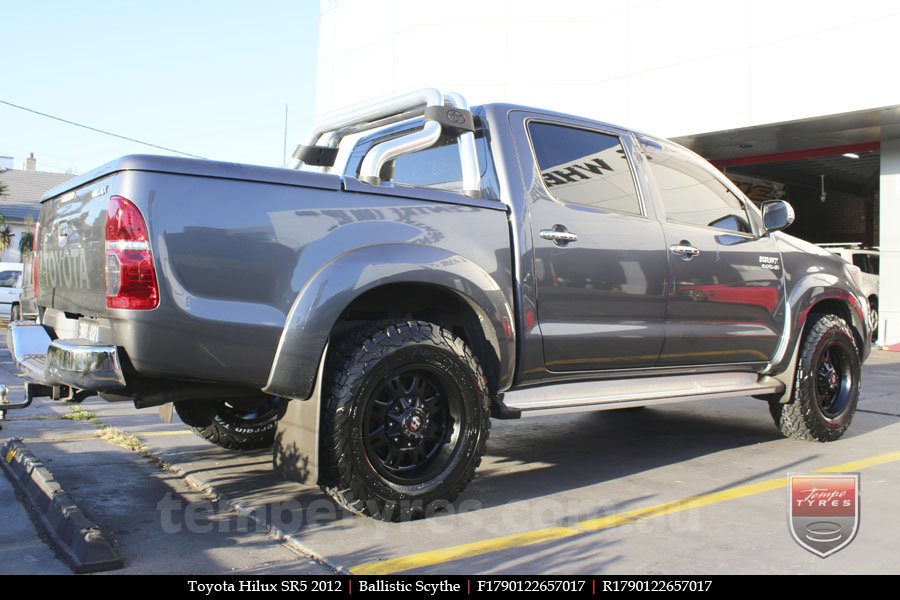 17x9.0 Ballistic Scythe on TOYOTA HILUX SR5
