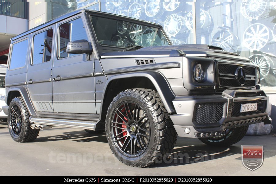 20x8.5 20x10 Simmons OM-C FB on MERCEDES G-Class