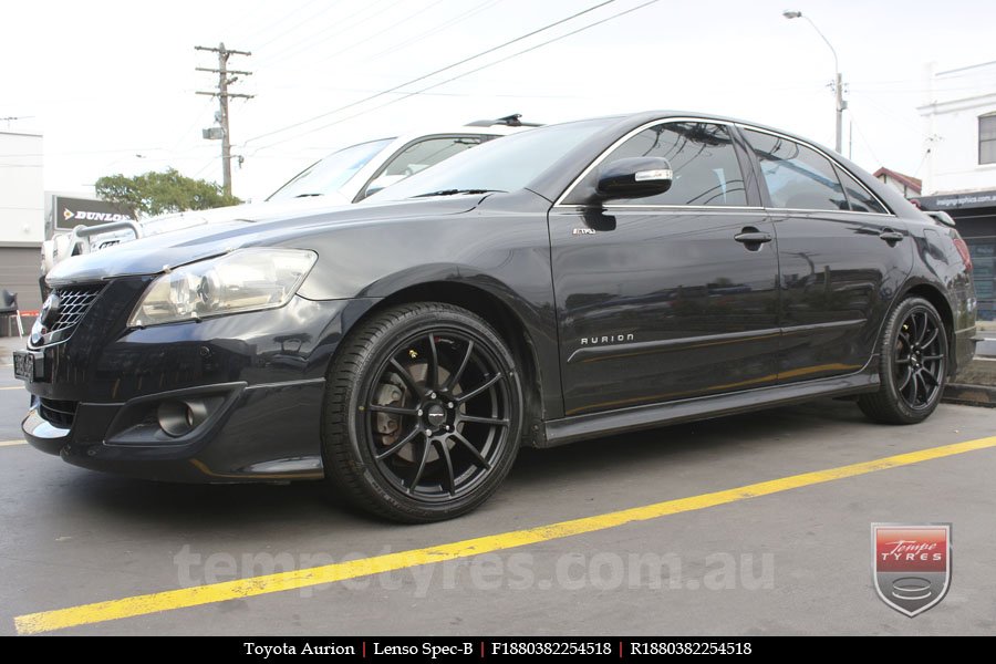 18x8.0 Lenso Spec B MB on TOYOTA AURION