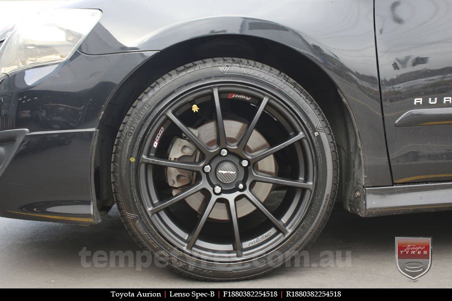 18x8.0 Lenso Spec B MB on TOYOTA AURION