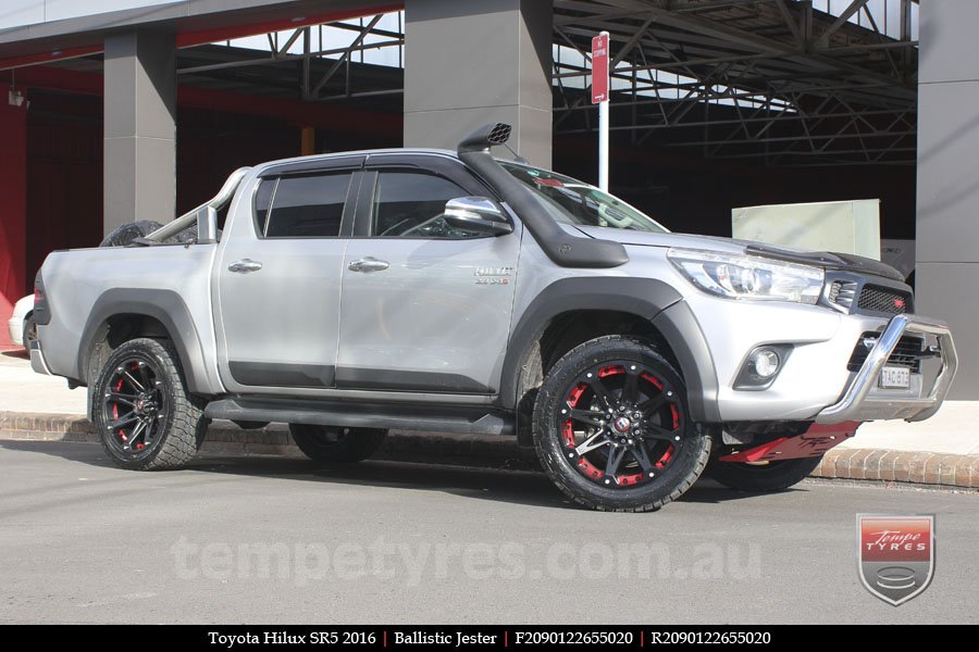 20x9.0 Ballistic Jester on TOYOTA HILUX SR5