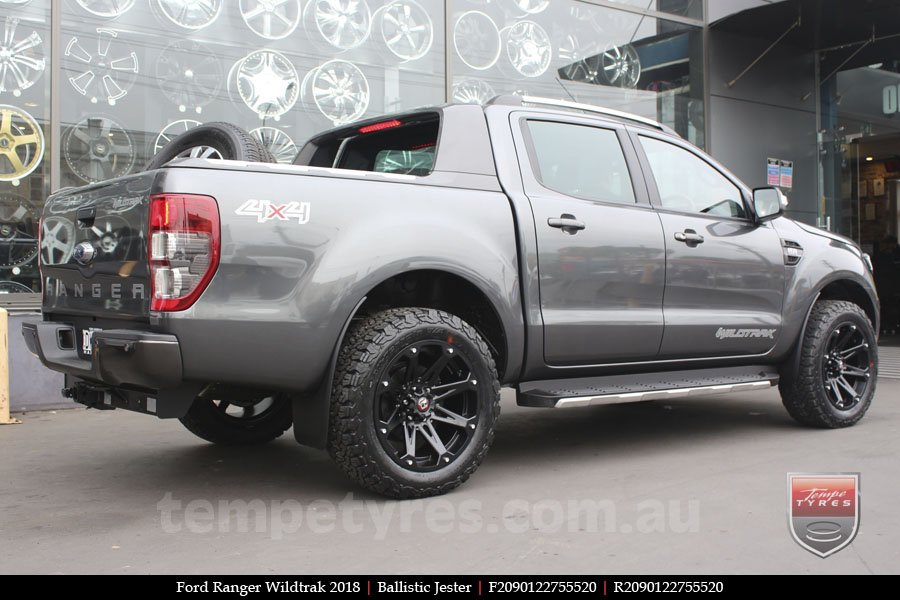 20x9.0 Ballistic Jester on FORD RANGER WILDTRAK