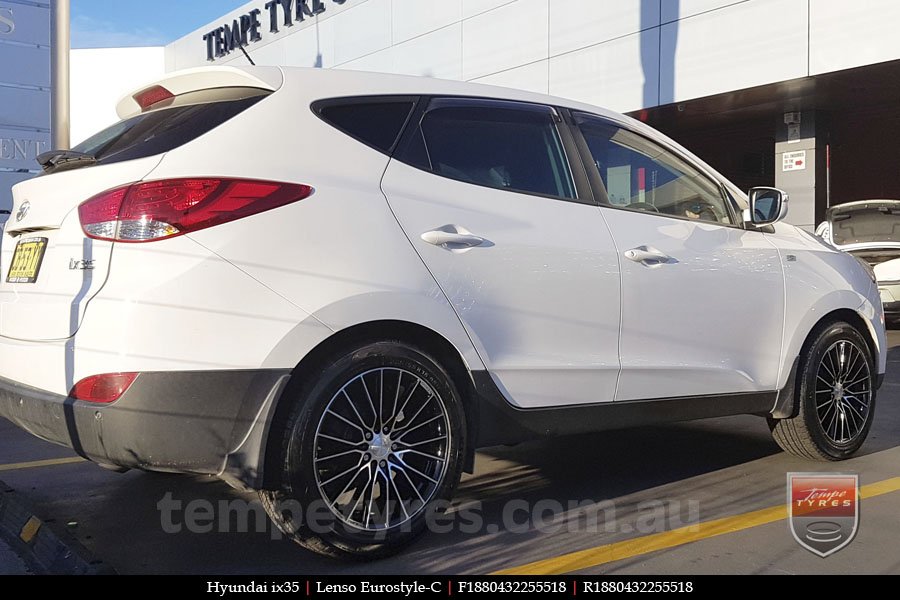 18x8.0 Lenso Eurostyle C ESC on HYUNDAI IX35