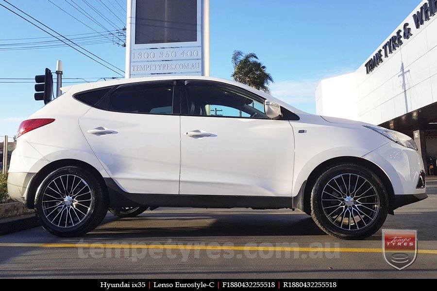 18x8.0 Lenso Eurostyle C ESC on HYUNDAI IX35