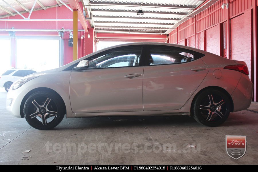 18x8.0 Akuza Lever BFM on HYUNDAI ELANTRA