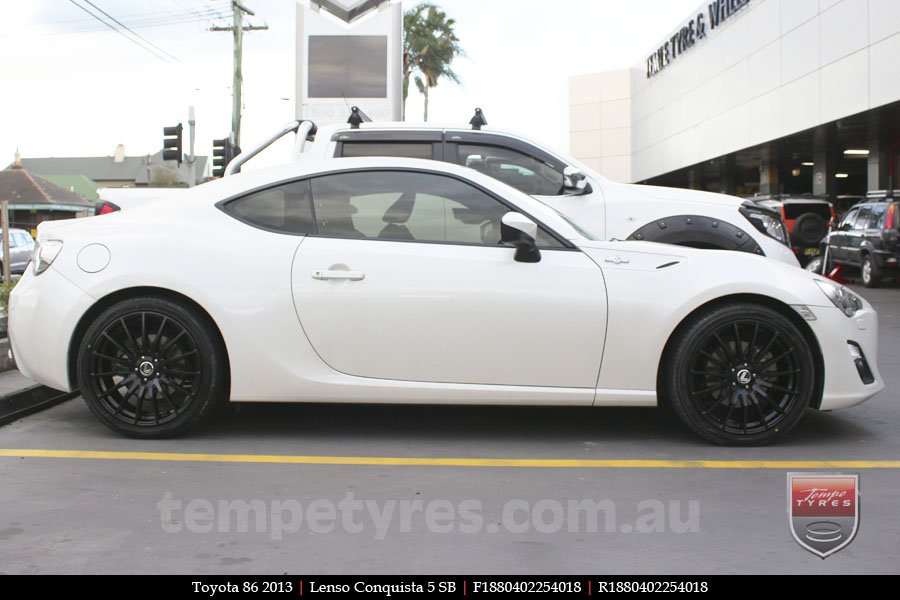 18x8.0 18x9.0 Lenso Conquista 5 SB CQ5 on TOYOTA 86