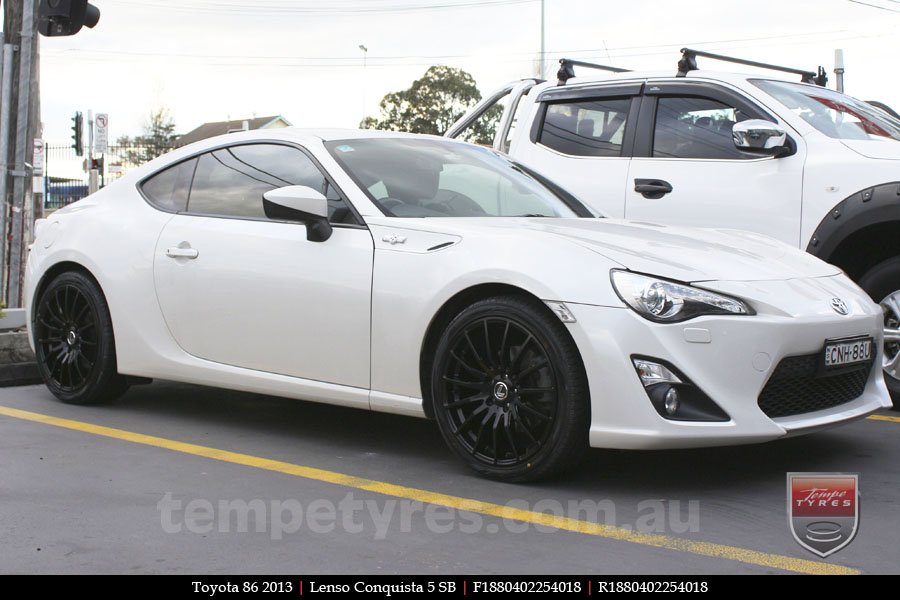 18x8.0 18x9.0 Lenso Conquista 5 SB CQ5 on TOYOTA 86