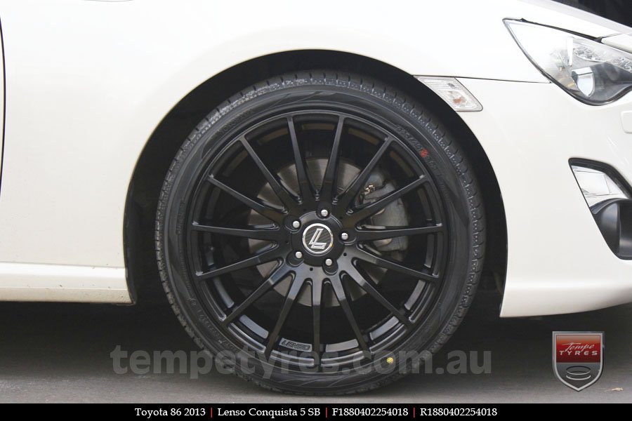 18x8.0 18x9.0 Lenso Conquista 5 SB CQ5 on TOYOTA 86