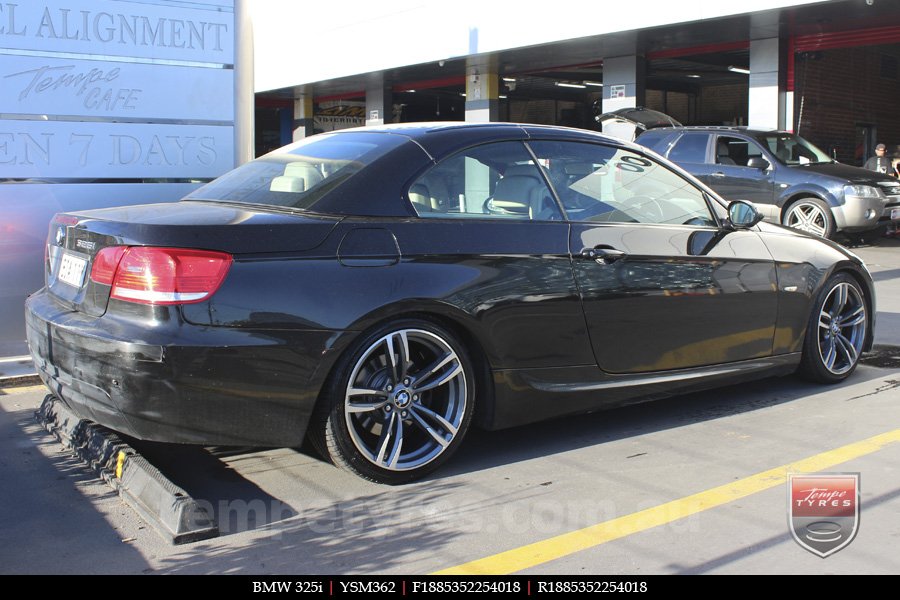 18x8.5 YSM362 on BMW 3 SERIES