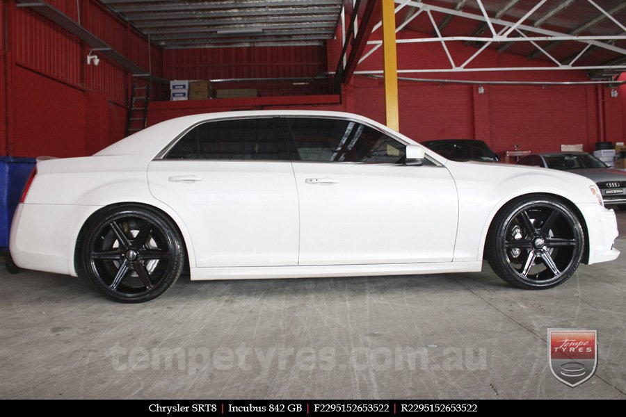 22x9.5 Incubus 0842 GB on CHRYSLER SRT