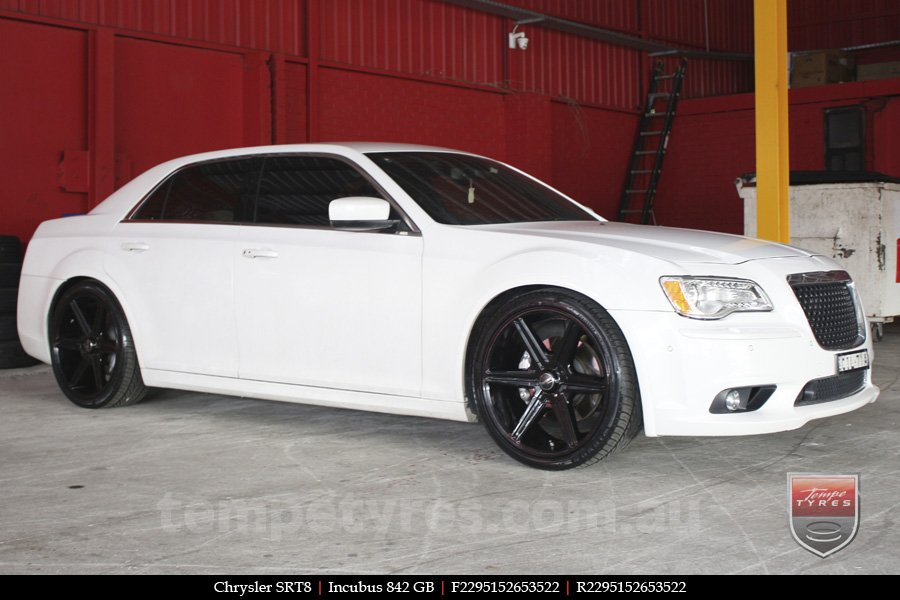 22x9.5 Incubus 0842 GB on CHRYSLER SRT