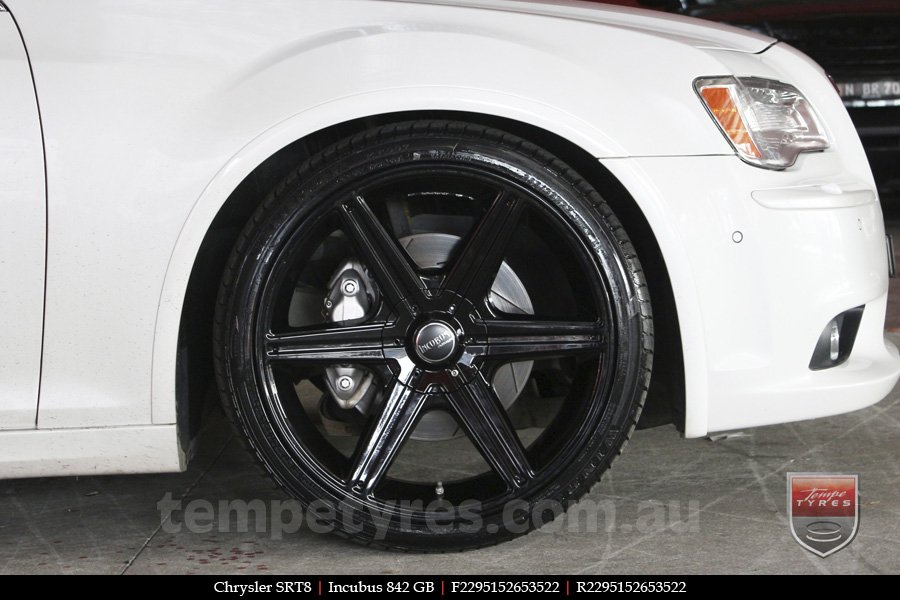 22x9.5 Incubus 0842 GB on CHRYSLER SRT