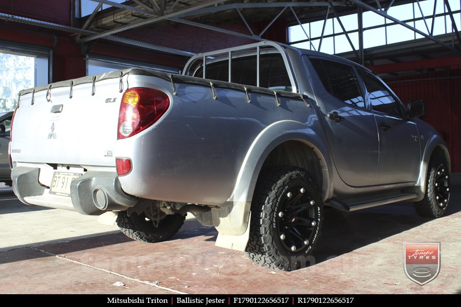 17x9.0 Ballistic Jester on MITSUBISHI TRITON