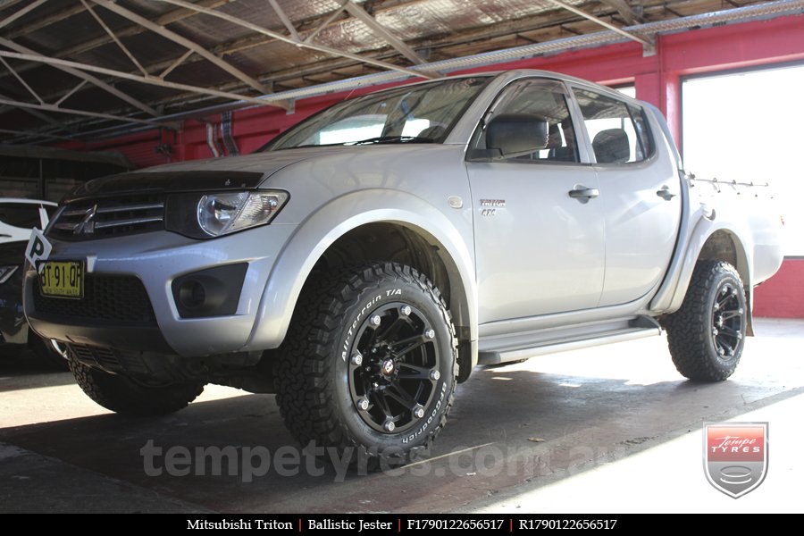 17x9.0 Ballistic Jester on MITSUBISHI TRITON