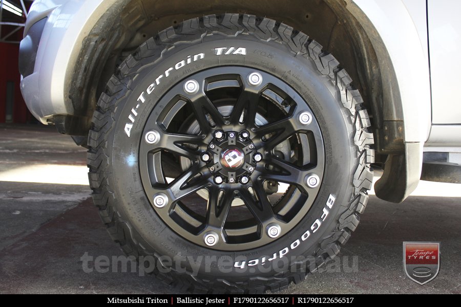 17x9.0 Ballistic Jester on MITSUBISHI TRITON