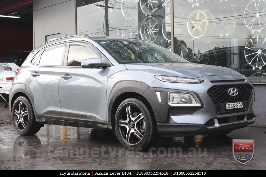 18x8.0 Akuza Lever BFM on HYUNDAI KONA