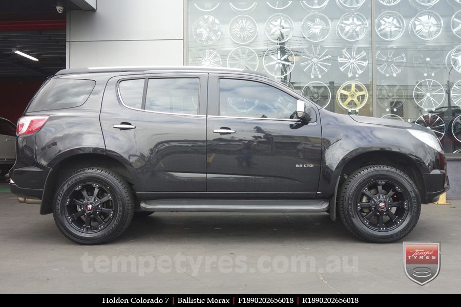 18x9.0 Ballistic Morax on HOLDEN COLORADO