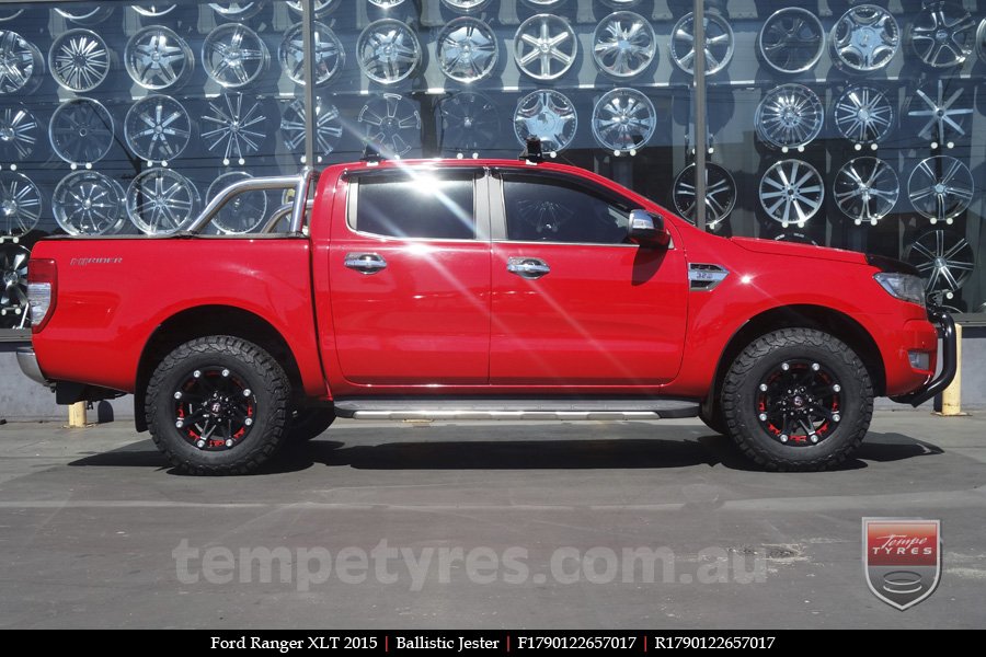 17x9.0 Ballistic Jester on FORD RANGER