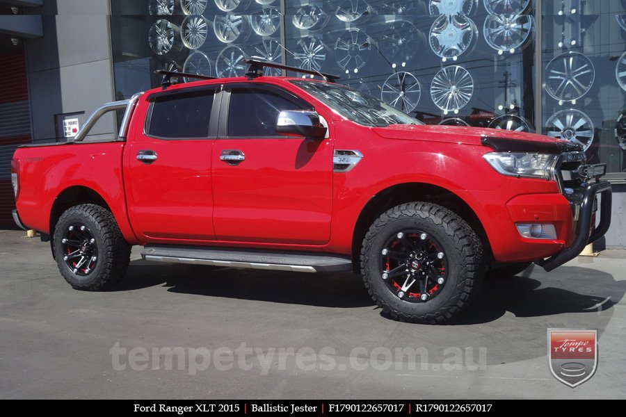 17x9.0 Ballistic Jester on FORD RANGER