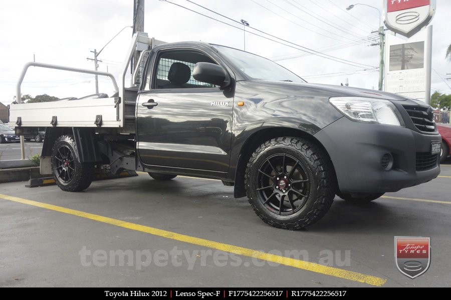 17x7.5 Lenso Spec F MB on TOYOTA HILUX