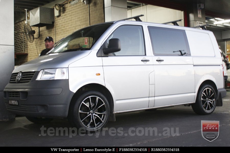 18x8.0 Lenso Eurostyle E ESE on VW TRANSPORTER