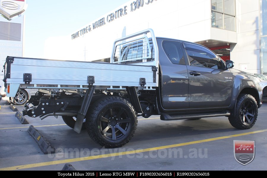 18x9.0 Lenso RTG MBW on TOYOTA HILUX