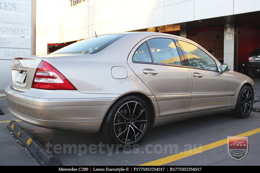 17x7.5 Lenso Eurostyle E ESE on MERCEDES C-Class