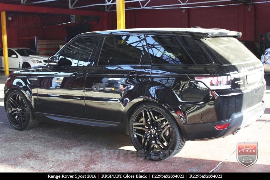 22x9.5 RRSPORT Gloss Black on RANGE ROVER SPORT