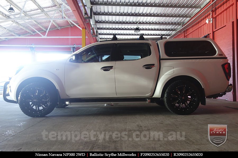 20x9.0 Ballistic Scythe Millworks on NISSAN NAVARA NP300