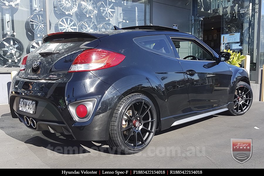 18x8.5 Lenso Spec F MB on HYUNDAI VELOSTER