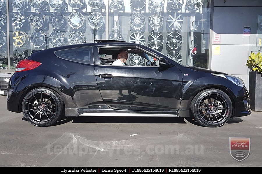 18x8.5 Lenso Spec F MB on HYUNDAI VELOSTER