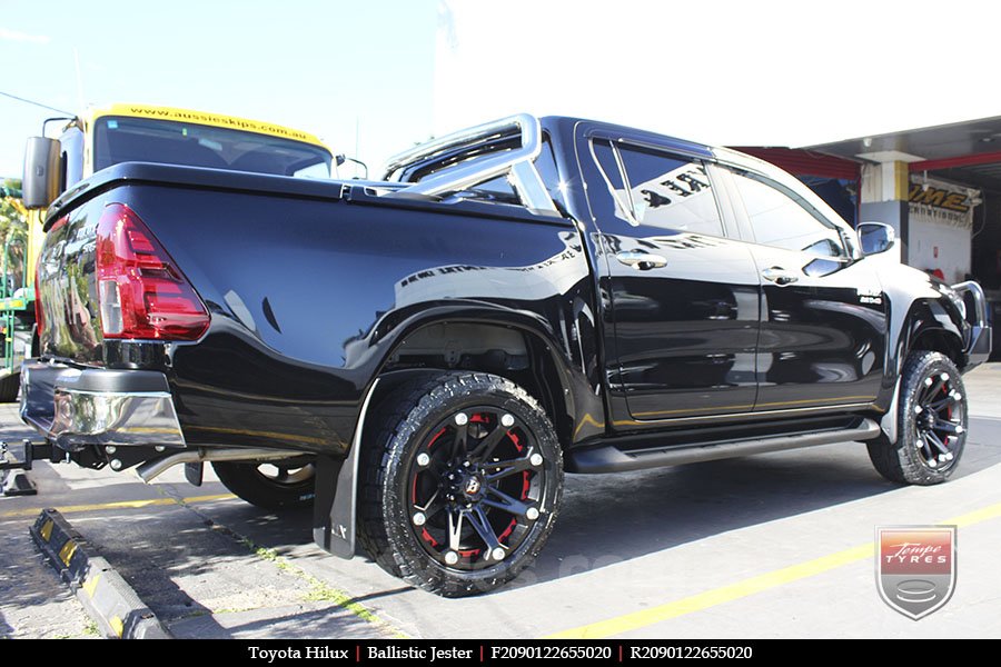 20x9.0 Ballistic Jester on TOYOTA HILUX