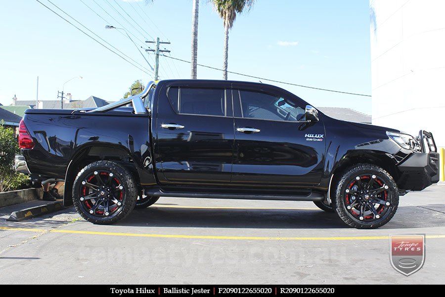 20x9.0 Ballistic Jester on TOYOTA HILUX