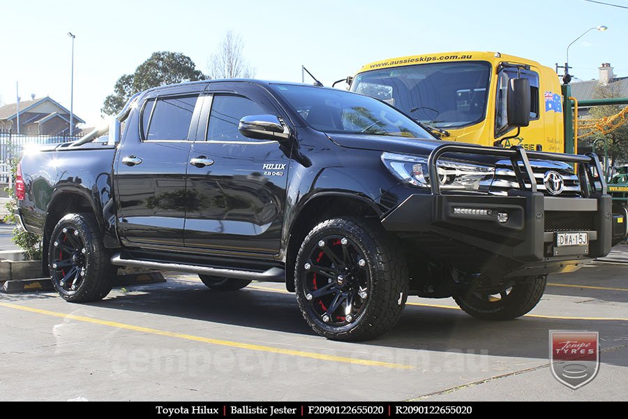 20x9.0 Ballistic Jester on TOYOTA HILUX