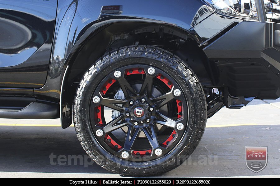 20x9.0 Ballistic Jester on TOYOTA HILUX