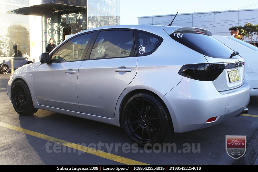 18x8.5 Lenso Spec F MB on SUBARU IMPREZA