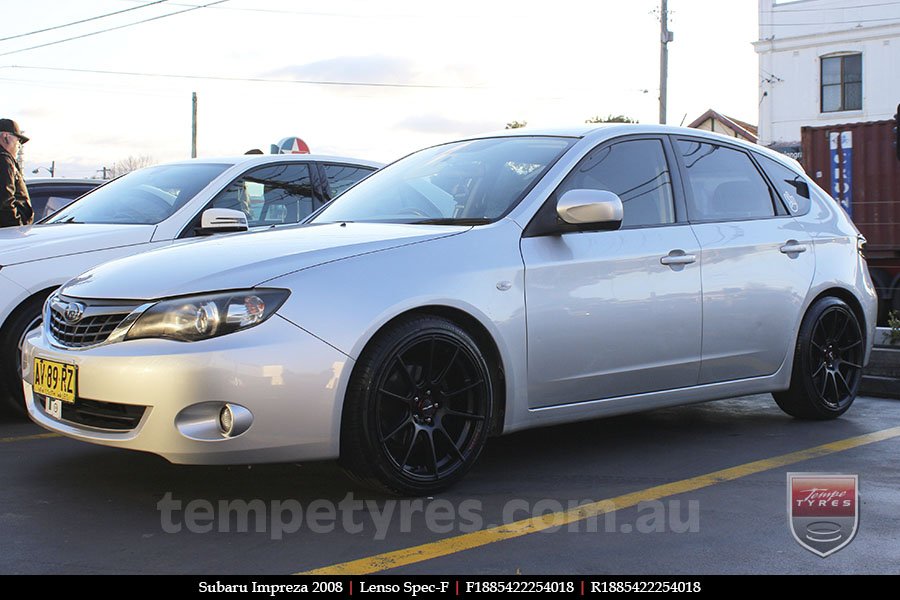 18x8.5 Lenso Spec F MB on SUBARU IMPREZA