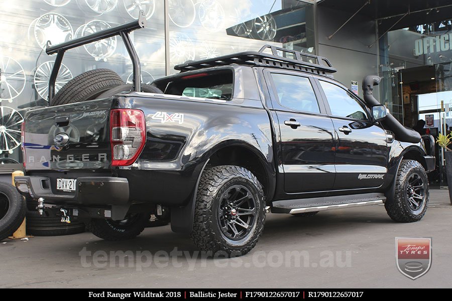 17x9.0 Ballistic Jester on FORD RANGER WILDTRAK