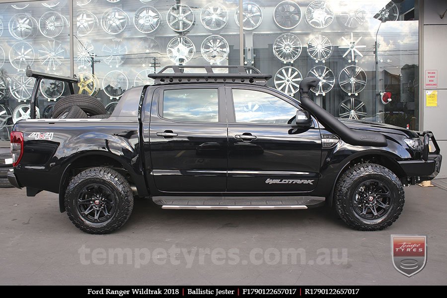 17x9.0 Ballistic Jester on FORD RANGER WILDTRAK