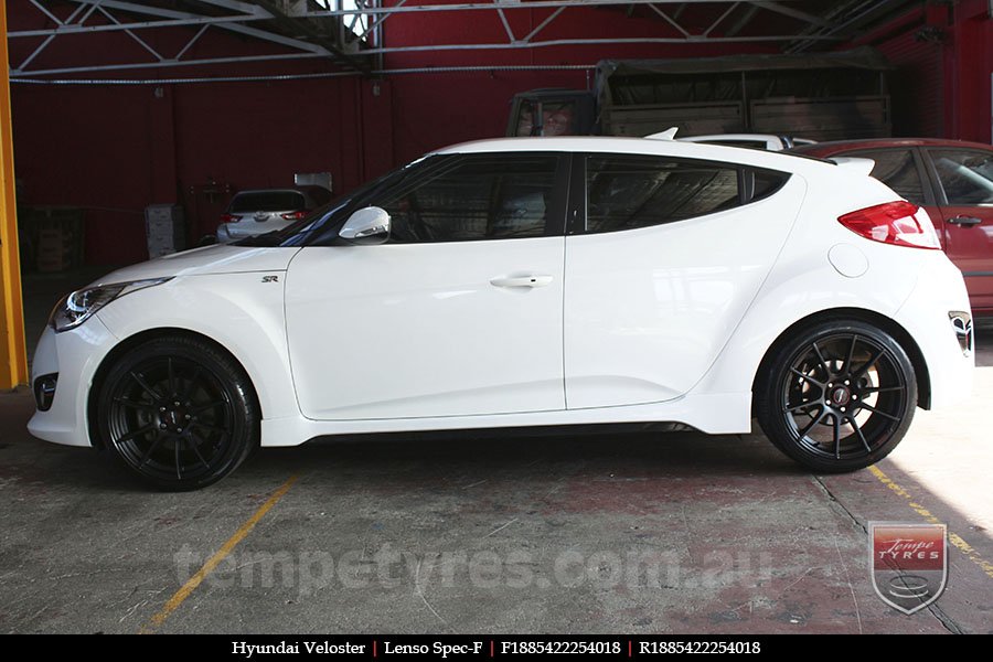 18x8.5 Lenso Spec F MB on HYUNDAI VELOSTER