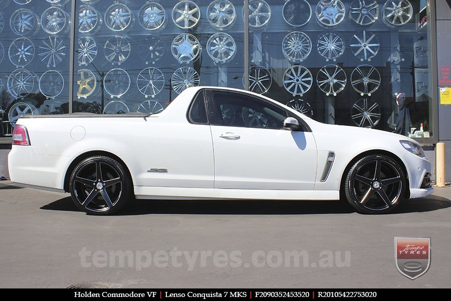 20x9.0 20x10.5 Lenso Conquista 7 MKS CQ7 on HOLDEN COMMODORE 