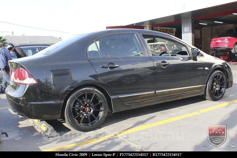 17x7.5 Lenso Spec F MB on HONDA CIVIC