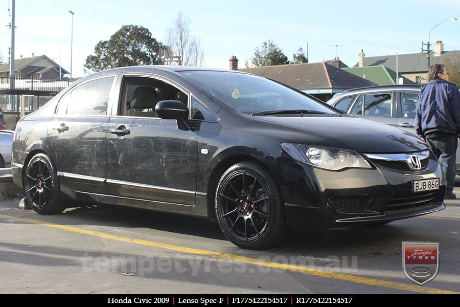 17x7.5 Lenso Spec F MB on HONDA CIVIC