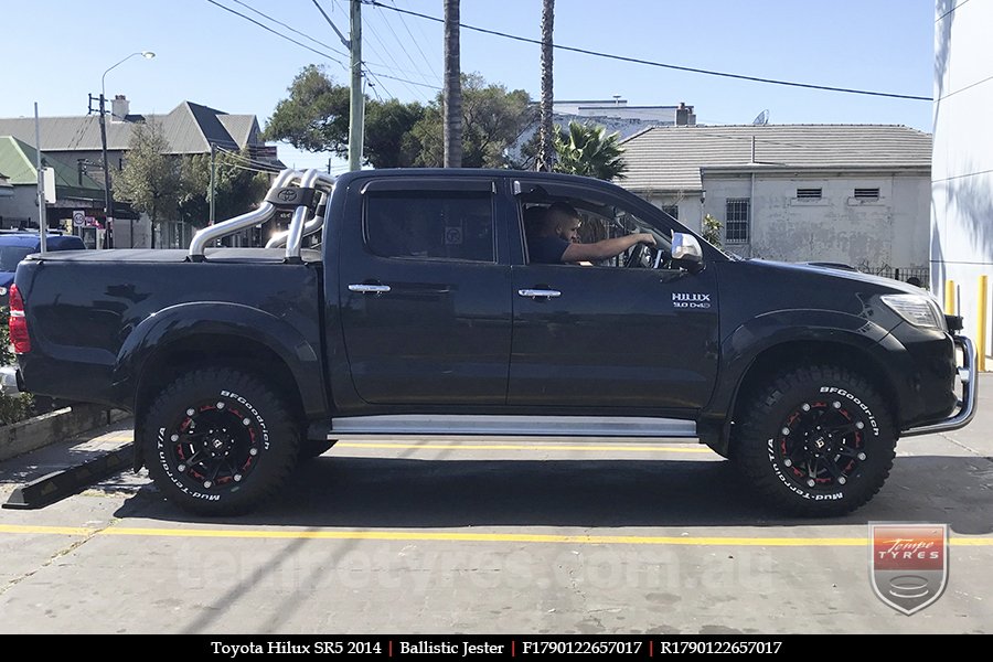 17x9.0 Ballistic Jester on TOYOTA HILUX SR5