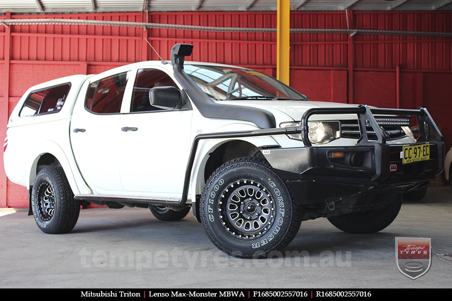 16x8.5 Lenso Max-Monster MBWA on MITSUBISHI TRITON