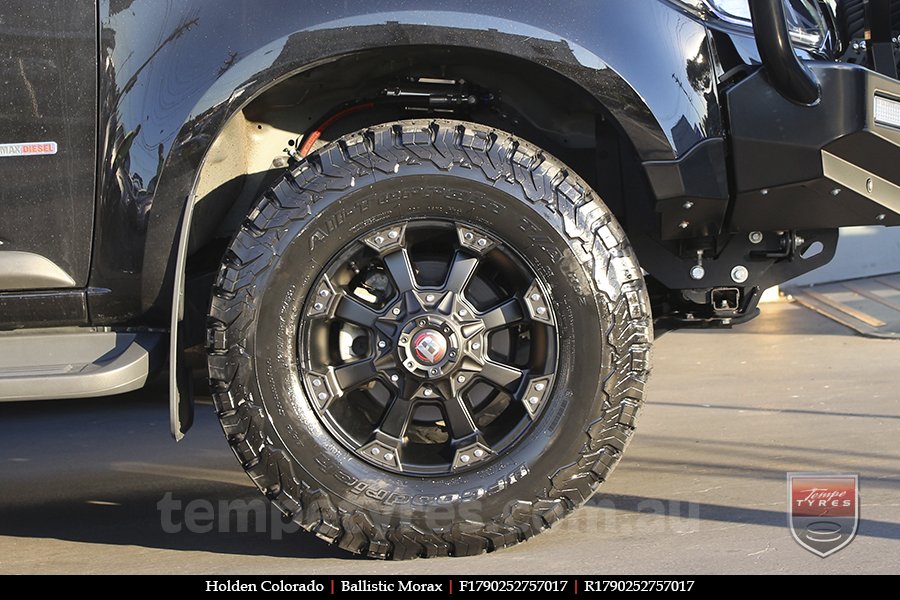 17x9.0 Ballistic Morax on HOLDEN COLORADO